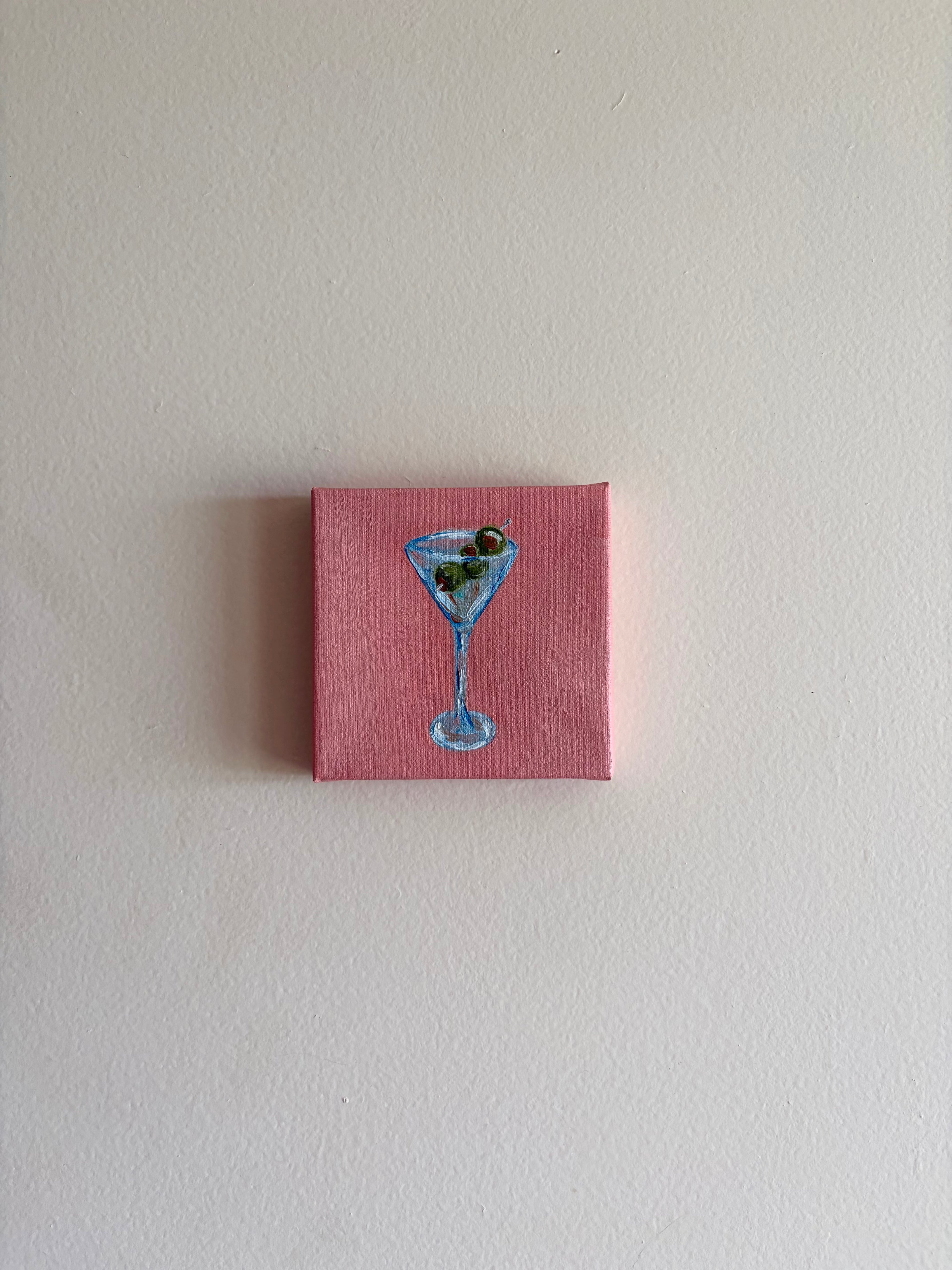 hand-painted original oil painting on canvas 4x4 inch