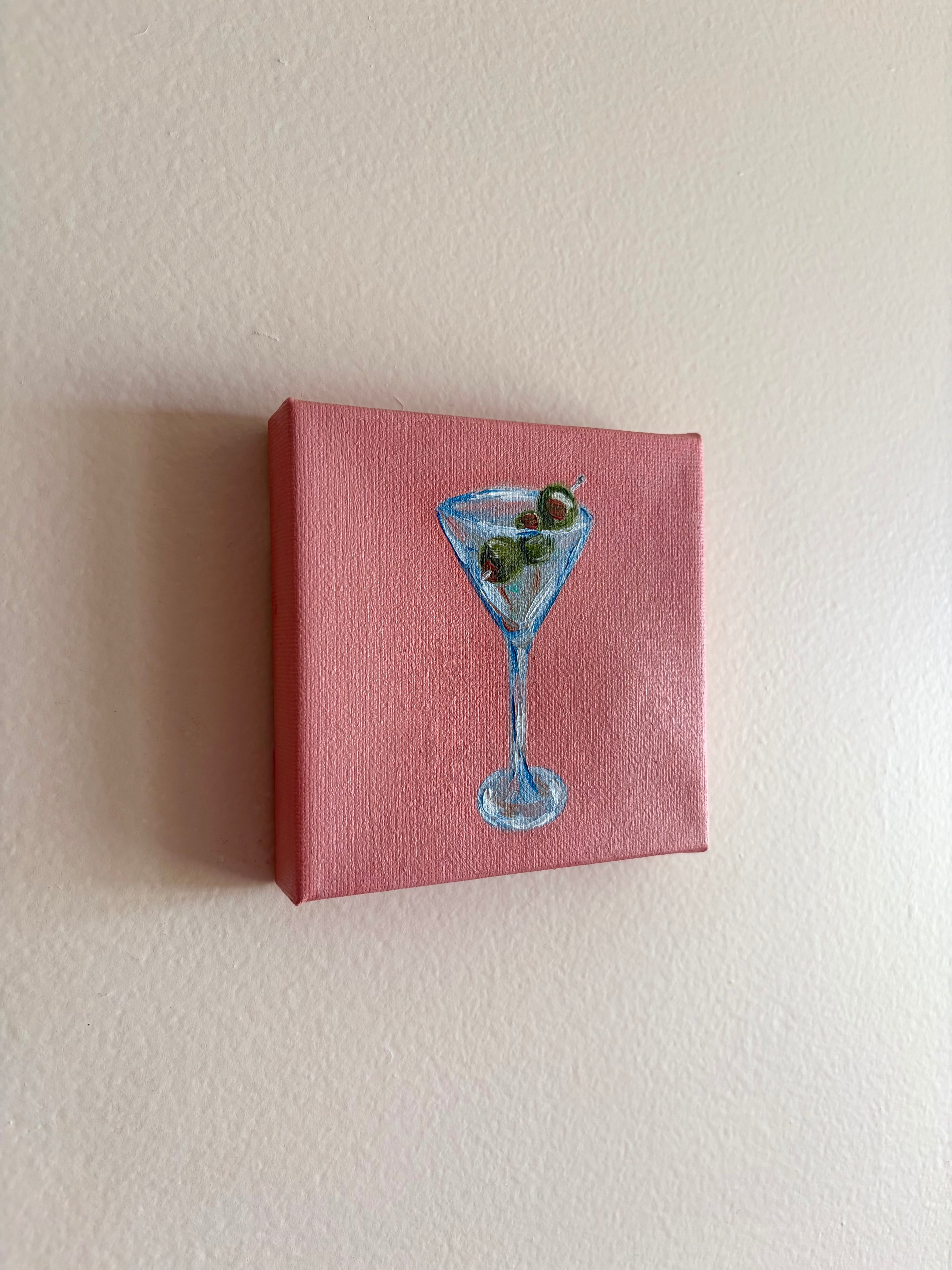 hand-painted original oil painting on canvas 4x4 inch