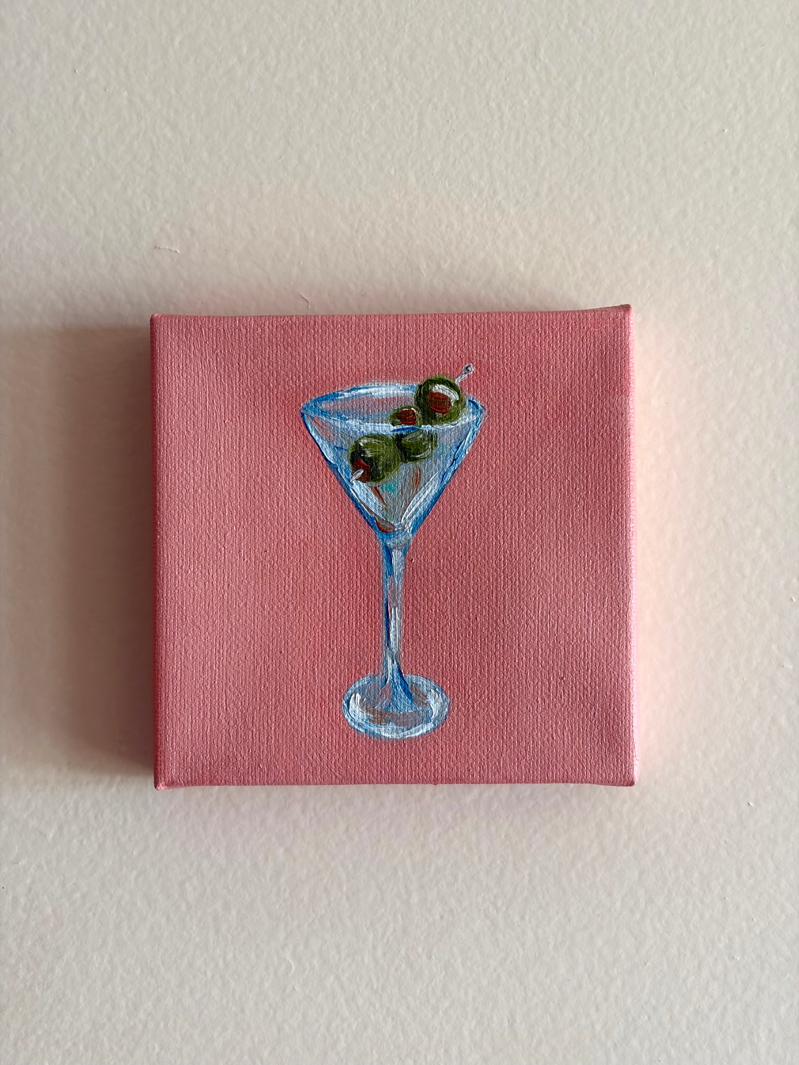 hand-painted original oil painting on canvas 4x4 inch
